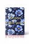 96 Pages Leather Grain Cover Flowers Model 17X24 Timeless Agenda 1 Piece - 2