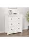 Sideboard White 70x35x80 cm Solid Wood Pine
