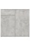 Sideboard Concrete Grey 80x36x75 cm Engineered Wood - 5