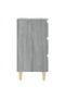 Bed Cabinets with Solid Wood Legs 2 pcs Grey Sonoma 40x35x69 cm - 4