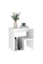 Bed Cabinets 2 pcs White 40x30x40 cm Engineered Wood - 6