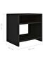Bedside Cabinets 2 pcs Black 40x30x40 cm Engineered Wood - 3