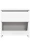 Bedside Cabinet White 40x30x39 cm Engineered Wood - 4