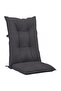 Garden Highback Chair Cushions 2 pcs Anthracite 120x50x7 cm Fabric - 4
