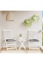 Chair Cushions 2 pcs Grey 40x40x7 cm Oxford Fabric