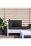 Pallet Cushions 3 pcs Black Oxford Fabric