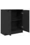 Sideboard Black Oak 60 x 30 x 70 cm Engineered Wood - 4
