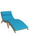Sun Lounger Cushion Light blue 178 x 60 x 4 cm Oxford fabric