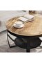 Coffee Table Ø68x43 cm Rough Mango Wood - 2