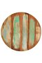 Bowl-shaped Coffee Table White Ø50x24 cm Solid Wood Reclaimed - 2