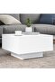 Coffee Table White 55x55x31 cm Engineered Wood