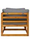 Sectional Corner Sofas 2 pcs with Cushions Dark Grey - 6