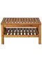 2 Piece Garden Sofa Set with Dark Grey Cushions Acacia Wood - 8