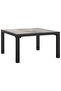 4 Piece Garden Lounge Set Black and Grey Poly Rattan - 6