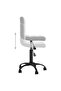 Swivel Dining Chair Light Grey Velvet - 6