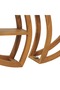 Yin Yang Wall Shelf 100x20x100 cm Solid Teak Wood - 5