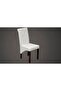 Dining Chairs 2 pcs White Faux Leather - 2