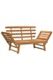 Garden Bench 2-in-1 190 cm Solid Acacia Wood - 7