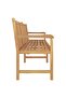 Garden Bench 228 cm Solid Teak Wood - 2