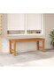 Garden Bench 114 cm Solid Teak Wood