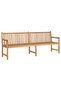 Garden Bench 228 cm Solid Teak Wood