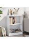 Bookshelf White 60x24x76 cm Engineered Wood