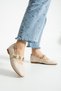 Women's Skin Beige Seashell Ballerina Office Home and Outdoor Shoes Stc1214 - 3