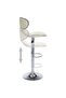 Bar Stools 2 pcs Cream Faux Leather - 4