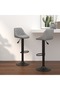 Bar Stools 2 pcs Light Grey Velvet