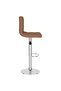 Bar Stools 2 pcs Brown Fabric - 4