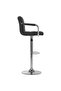 Bar Stools 2 pcs Dark Grey Fabric - 4