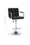 Bar Stools 2 pcs Black Faux Leather - 3