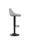 Bar Stools 2 pcs Light Grey Velvet - 4