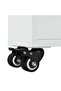 Narrow Storage Trolley White 48x13x68 cm Engineered Wood - 7