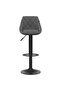 Bar Stools 2 pcs Dark Grey Velvet - 2