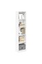 Bookcase White 40x24x176 cm Engineered Wood
