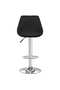 Bar Stools 2 pcs Black Faux Leather - 2