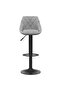 Bar Stools 2 pcs Light Grey Velvet - 2