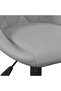 Bar Stools 2 pcs Light Grey Velvet - 7