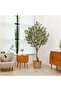 180cm Artificial Olive Tree in Pot with Realistic Fruit & Branches, Indoor/Outdoor Home Gift - 7