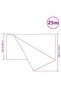 Privacy Net Black 1.5x25 m HDPE 75 g/m² - 3
