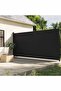 Retractable Side Awning Black 220x600 cm