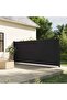 Retractable Side Awning Black 160x600 cm