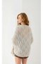 Thick Lace-Like Knit Shoulder Shawl – Stylish and Comfortable Women's Shawl Model - Shoulder Shawl - 2