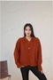Women's Hooded Front Buttoned Soft Knitwear Winter Jacket Suitable for Sporty and Stylish Hijab - 4
