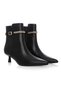 Botine Negre Toc Mic Comode Lant Marala - 5