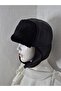 Unisex 100% Sheepskin Pilot Hat, Kalpak with Snap Fasteners - 4