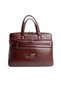 Genuine Leather Briefcase-Laptop Bag with Shoulder Strap - 3