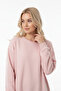 Unprinted Basic Oversized Crew Neck Fleece-Lined Unisex Comfortable Fit Sweatshirt