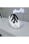 Women's Chain Mini Plush Handbag Lined with Secure Closure Stylish Design - 4
